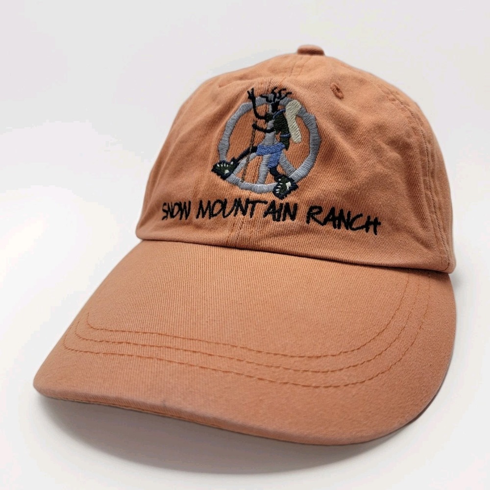 Snow Mountain Ranch Colorado Resort Hat Kokopelli Hiker Peace Sign Strapback Cap